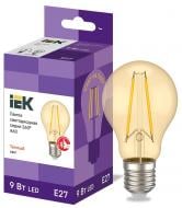 Лампа світлодіодна IEK FIL Gold A60 9 Вт E27 2700 К 220 В жовта Лампа світлодіодна IEK FIL Gold A60 9 Вт E27 2700 К 220 В жовта