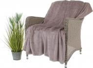 Плед Cinder 160x200 см коричневый La Nuit