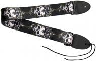 Ремень для гитары STAGG STE BLACK SKULL