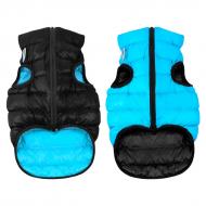 Куртка двусторонняя AiryVest р. XS22 черно-голубая