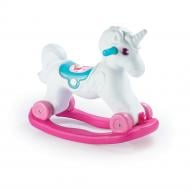 Гойдалка-каталка Dolu Unicorn 2 в 1 біло-рожева 2509D Гойдалка-каталка Dolu Unicorn 2 в 1 біло-рожева 2509D