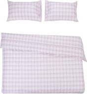 Комплект постільної білизни Клітинка 2 рожевий UP! (Underprice) (без простирадла) Комплект постільної білизни Клітинка 2 рожевий UP! (Underprice) (без простирадла)
