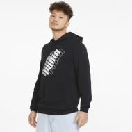 Джемпер Puma PUMA POWER Logo Hoodie 84737801 р. S чорний Джемпер Puma PUMA POWER Logo Hoodie 84737801 р. S чорний