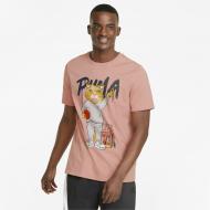 Футболка Puma Dylan SS Tee 1 53273007 р.XL рожевий Футболка Puma Dylan SS Tee 1 53273007 р.XL рожевий
