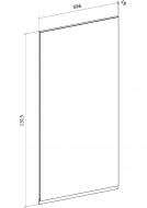 Фасад для кухни Грейд графит матовый 1313x596 верхний правый альфа