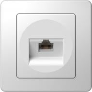 Розетка компьютерная TEM Ekonomik RJ45 белый KE37PWXO-U