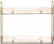 Органайзер для косметики Sensio 2 уровня Cleara (SQ-3442) янтарь Органайзер для косметики Sensio 2 уровня Cleara (SQ-3442) янтарь