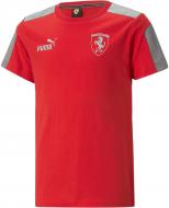 Футболка Puma FERRARI RACE KIDS MT7 MONOCHROME TEE 53821702 р.116 красный