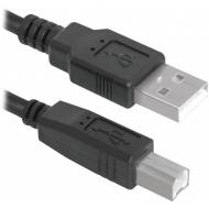 Кабель Defender USB Am – USB Bm 1,8 м чорний (83763)