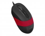 Мышка A4Tech бесшумная Fstyler FM10S (Red)