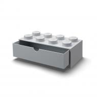 Органайзер LEGO Настільний Цеглинка 8 сірий 40211740