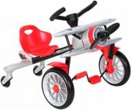 Веломобиль Rollplay Go-Kart Planedo серебристый 46554
