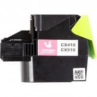 Картридж лазерний PowerPlant Lexmark CX410de MG (CX410/CX510) (з чіпом) чорний