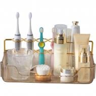 Поднос для косметики Sensio угловая Cleara (SQ-3401) янтарь