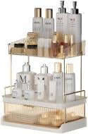 Органайзер для косметики Sensio 2 уровня с ящиком Cleara (SQ-3471) янтарь