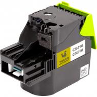 Картридж PowerPlant Lexmark CX410de YL (CX410/CX510) (з чипом) жовтий