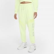 Брюки Nike W NSW AIR FLC MR JGGR DD5419-303 р. L салатовый