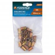 Набір заклепок сталевих М8 18 мм 20 шт./уп. Forsage F-36474 Набір заклепок сталевих М8 18 мм 20 шт./уп. Forsage F-36474