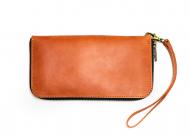 Кошелек Shiynik Zipper коричневый