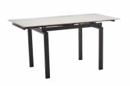 Стол обеденный Мікс Меблі 1000(1500)x700x760мм белый/черный Стол обеденный Мікс Меблі 1000(1500)x700x760мм белый/черный