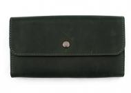 Кошелек-клатч Shiynik кожаный Sophie зеленый