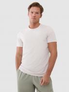 Футболка 4F TSHIRT FNK M1215 4FWSS25TFTSM1215-12S р.S бежевый