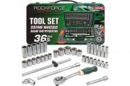 Набір ручного інструменту Forsage 1/2''(6гр.) (8-32мм, Cr-V), в металевому кейсі 36 шт. RF-4362M