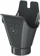 Воронка желоба ROOFART 125/87 мм коричневый