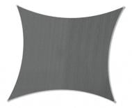 Тент-парус POLI квадрат 3,6x3,6 м серый