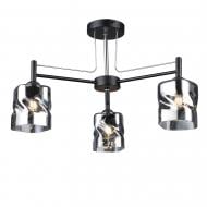 Люстра потолочная Victoria Lighting 3x60 Вт E27 черный Person/PL3 black