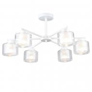 Люстра потолочная Victoria Lighting 6x60 Вт E27 белый Record/PL6 white