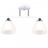 Люстра стельова Victoria Lighting 2x60 Вт E27 білий Ridge/PL2 white