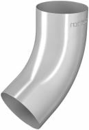 Колено трубы ROOFART 87 мм белый