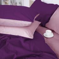 Комплект постельного белья Сатин Iris 0199+3220 175х210 см розовый/фиолетовый MirSon