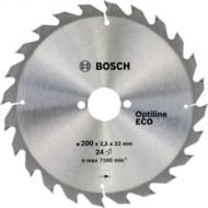 Пиляльний диск Bosch Optiline Wood ECO 200x32x1,5 Z24 2608644379