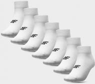 Шкарпетки 4F SOCKS CAS F132 (7PACK) 4FSS23USOCF132-10S р.35-38 білий