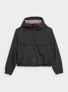 Ветровка для девочек демисезонная 4F JACKET F085 4FJSS23TJACF085-20S черная