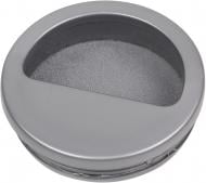Мебельная ручка врезная Smart 87370 MD 61 (DD 61) серый металлик