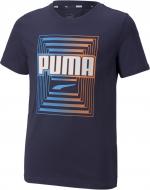 Футболка Puma Alpha Graphic Tee 84729206 синий