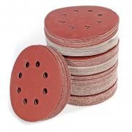 Наждачная бумага S&R 8 отверстий 125 мм 120 шт. 235125120 Наждачная бумага S&R 8 отверстий 125 мм 120 шт. 235125120