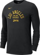 Футболка Nike LAL M NK CTS TM ELMNT LS TEE DA5897-010 р.M черный