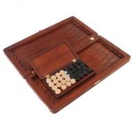 Нарды Люкс из натурального дерева 51х51 см