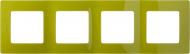 Рамка четырехместная Etika 672544 универсальная зеленый папоротник Рамка четырехместная Etika 672544 универсальная зеленый папоротник