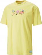 Футболка Puma PUMA X SPONGEBOB GRAPHIC TEE 53895860 р.L желтый