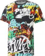Футболка Puma GRAFFITI TEE 53924601 р.M разноцветный