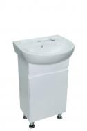 Тумба ХАСТ Лацио с умывальником Solo 50 Kolo белая (1 фасад)