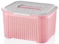 Контейнер для харчових продуктів з кришкою Bager bg-461 p bella pink 4 л