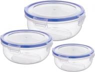 Набір контейнерів для харчових продуктів Bager bg-518 cook&lock 0.4 л/0.8 л/1.35 л