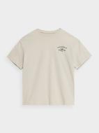 Футболка 4F TSHIRT M1013 4FJSS23TTSHM1013-12S р.134 бежевый