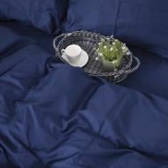 Комплект постельного белья Сатин Ocean 4052 143х210 см синий MirSon